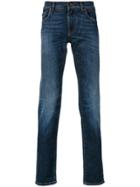 Dolce & Gabbana Slim-fit Appliquéd Jeans - Blue