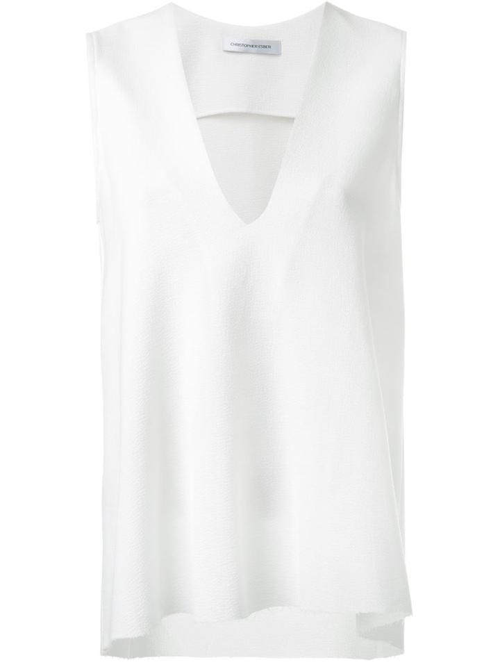Christopher Esber 'wave V' Tank Top