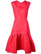 Carolina Herrera Ruffled Mid-length Dress - Red