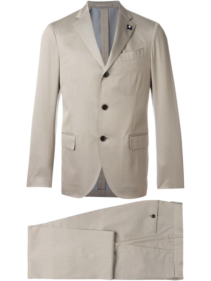 Lardini Two-piece Suit - Nude & Neutrals