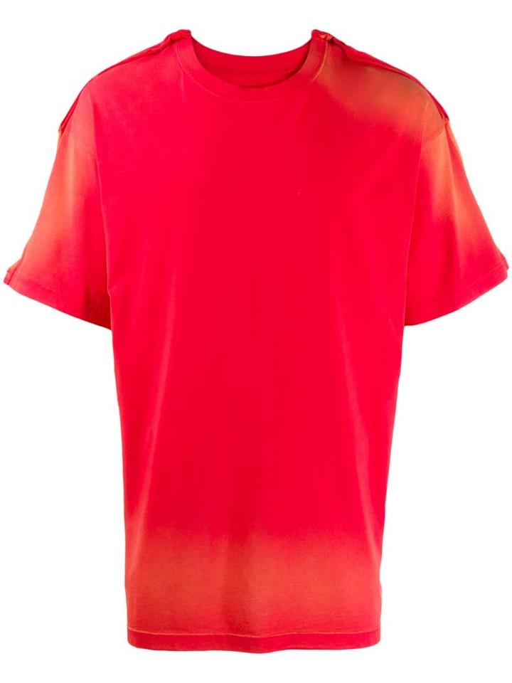 Martine Rose Two Tone T-shirt - Red