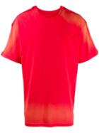 Martine Rose Two Tone T-shirt - Red