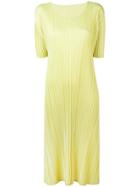 Pleats Please By Issey Miyake Converging Micro-pleats Midi Dress -