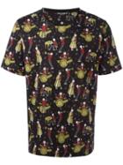 Dolce & Gabbana Musical Print T-shirt, Men's, Size: 50, Black, Cotton