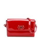Dolce & Gabbana Kids Crystal Embellished Shoulder Bag, Girl's, Red
