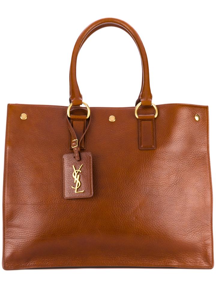 Saint Laurent Noe Cabas Tote Bag - Brown