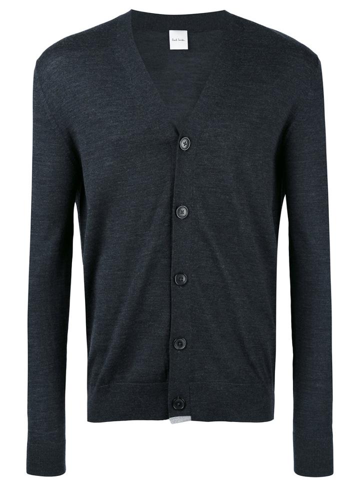 Paul Smith - V-neck Jumper - Men - Merino - S, Black, Merino