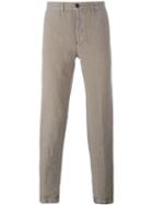 Massimo Alba Classic Chinos, Men's, Size: 50, Nude/neutrals, Linen/flax/cotton