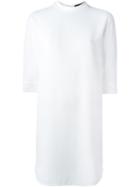 Alexander Wang Tie Back Dress, Women's, Size: 6, White, Polyester/triacetate/silk