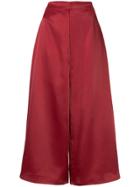 Pose Arazzi Wide Leg Trousers - Red