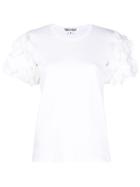 Comme Des Garçons Comme Des Garçons Ruffle Appliqué T-shirt - White