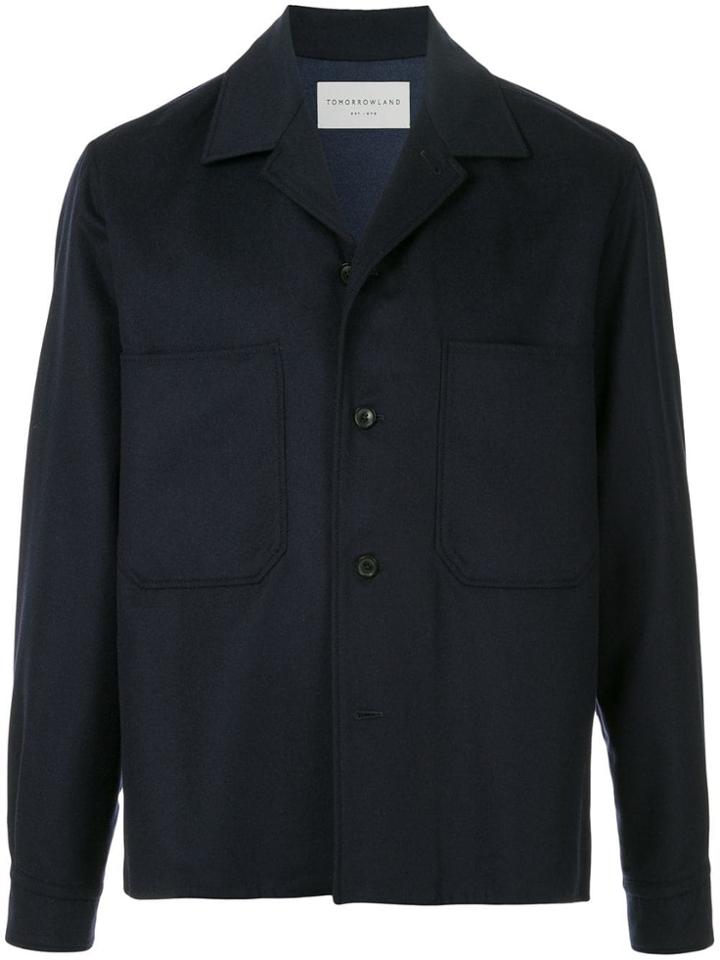 Tomorrowland Buttoned Shirt Jacket - Blue