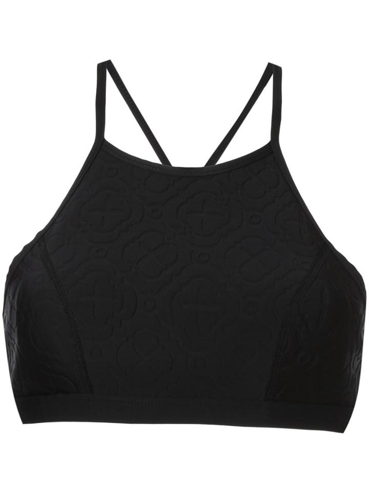 Duskii 'ochre' Halter Bikini Top - Black