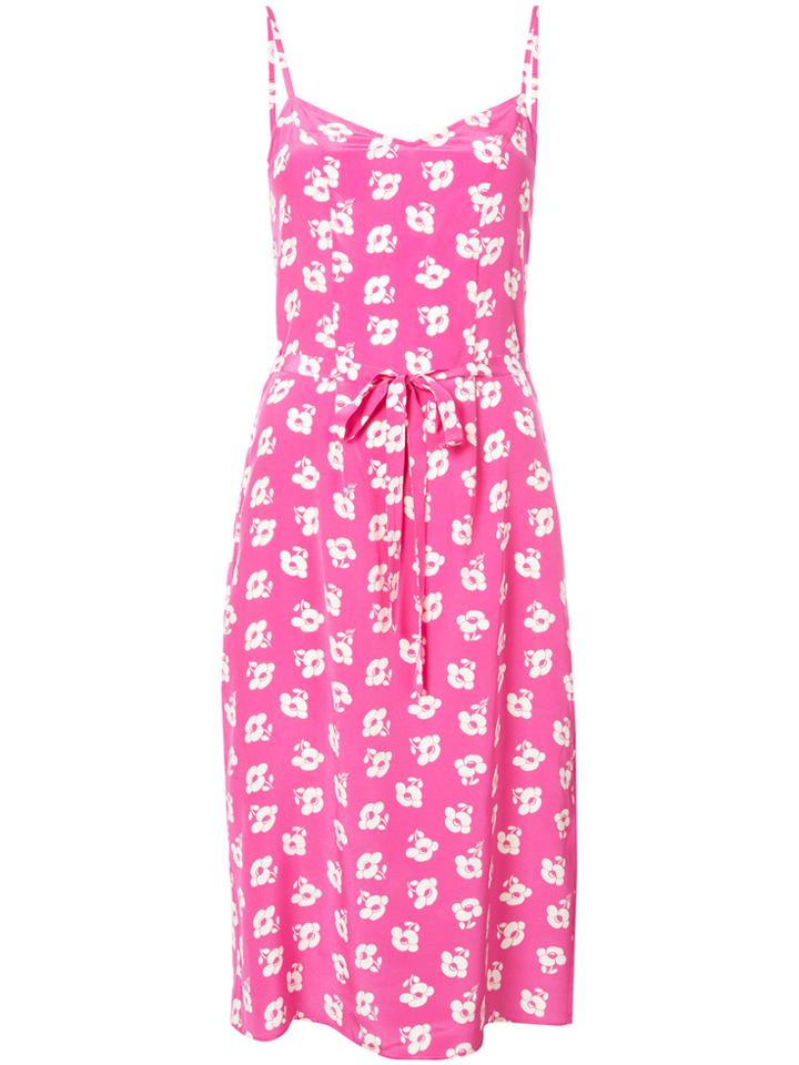 Harley Viera Newton Lily Poppy Slip Dress - Pink & Purple
