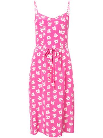 Harley Viera Newton Lily Poppy Slip Dress - Pink & Purple