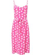 Harley Viera Newton Lily Poppy Slip Dress - Pink & Purple
