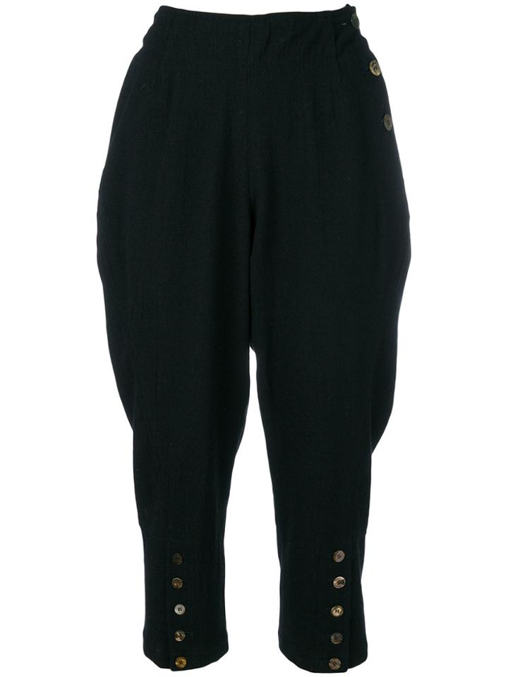 Comme Des Garçons Vintage 18th Century Style Trousers - Black