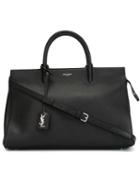 Saint Laurent Medium 'rive Gauche' Tote, Women's, Black, Leather/calf Leather