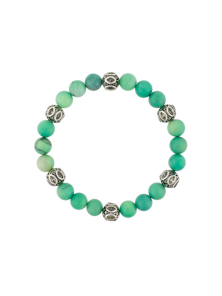 Monan Beaded Bracelet - Green