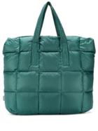 Aspesi Quilted Feather Down Tote Bag - Green