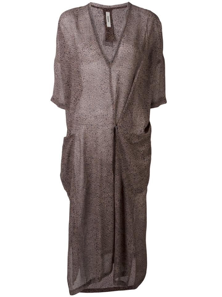 Humanoid Seila Dress, Women's, Size: Medium, Brown, Silk