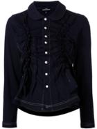 Comme Des Garçons Gathered Button Blouse - Blue