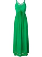 P.a.r.o.s.h. 'selene' Dress, Women's, Size: Large, Green, Silk/polyester