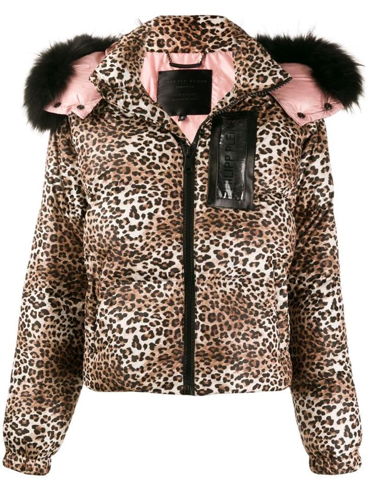 Philipp Plein Paillettes Jacket - Brown