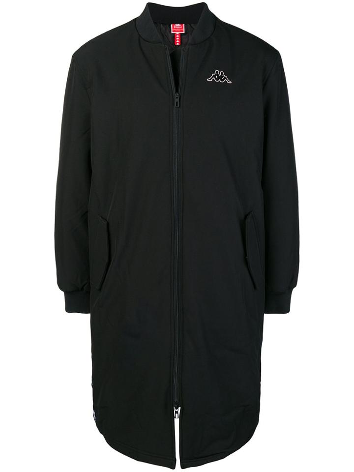 Kappa Long Length Track Jacket - Black