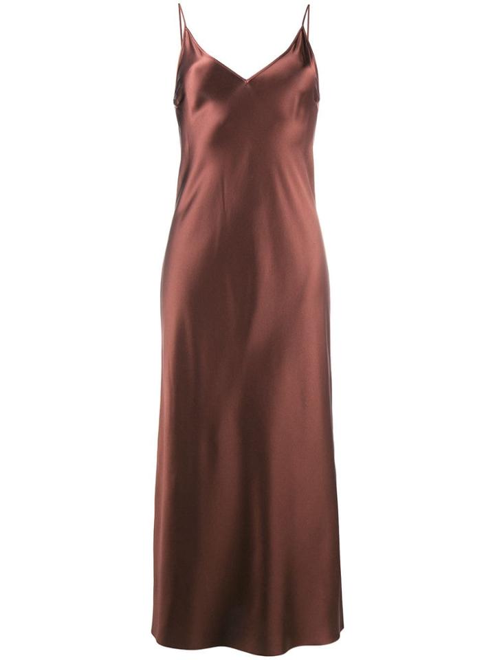 Joseph Long Slip Dress - Brown