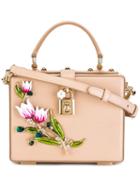 Dolce & Gabbana Dolce Box Tote, Women's, Nude/neutrals, Leather/brass/glass