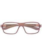 Square Glasses - Unisex - Wood - 57, Brown, Wood, Herrlicht