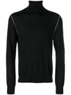 Helmut Lang Turtle Neck Jumper - Black