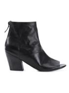 Marsèll Open Toe Ankle Boots, Women's, Size: 38, Black, Calf Leather/leather