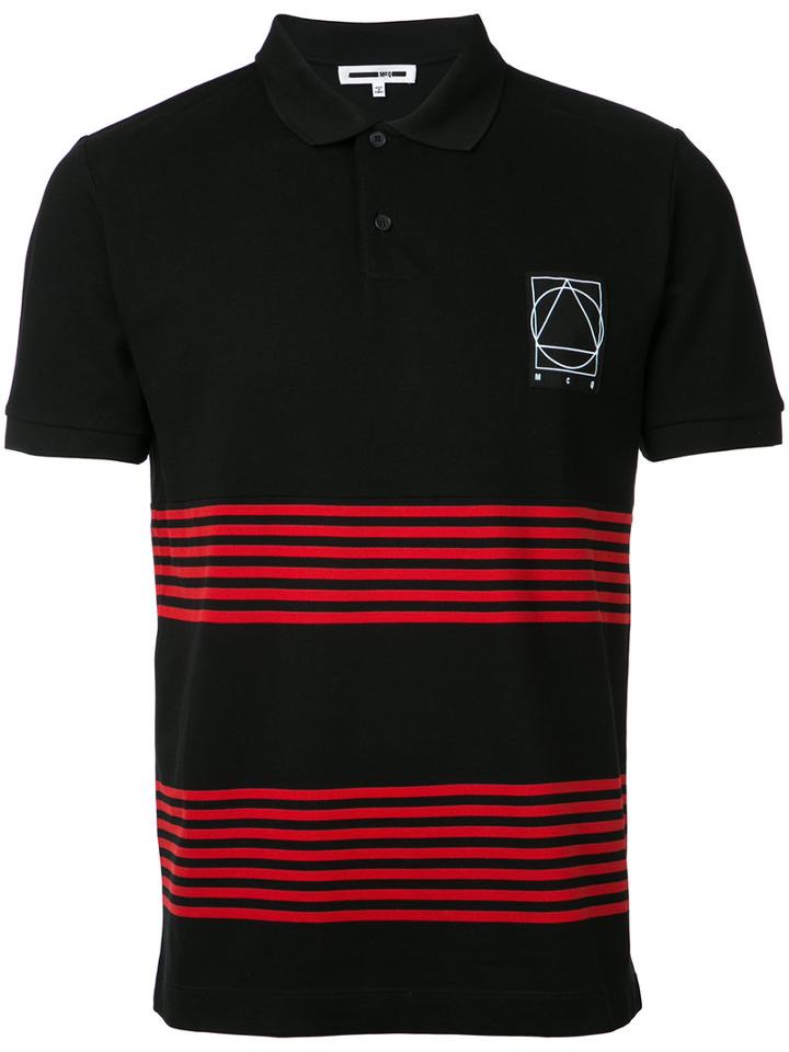 Mcq Alexander Mcqueen - Striped Polo Shirt - Men - Cotton - Xl, Black, Cotton
