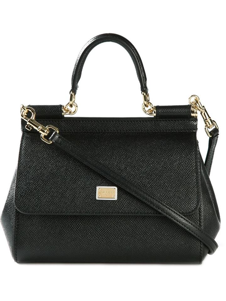 Dolce & Gabbana Mini 'sicily' Tote, Women's, Black