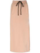 Lost & Found Rooms Long Drawstring Skirt - Nude & Neutrals