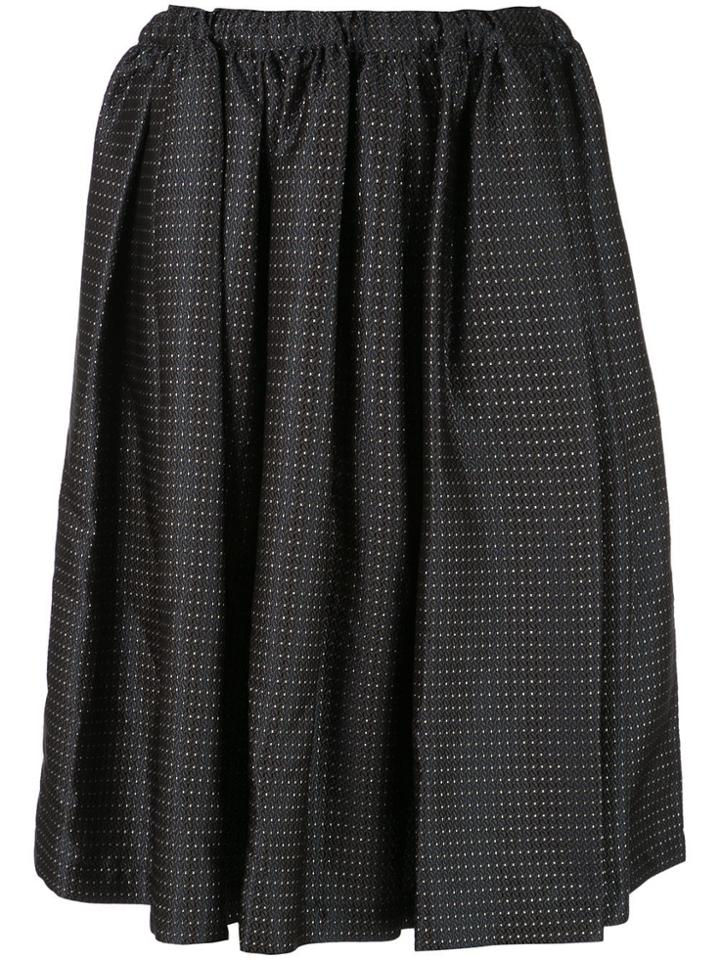 Comme Des Garçons Flared Waist Skirt - Blue