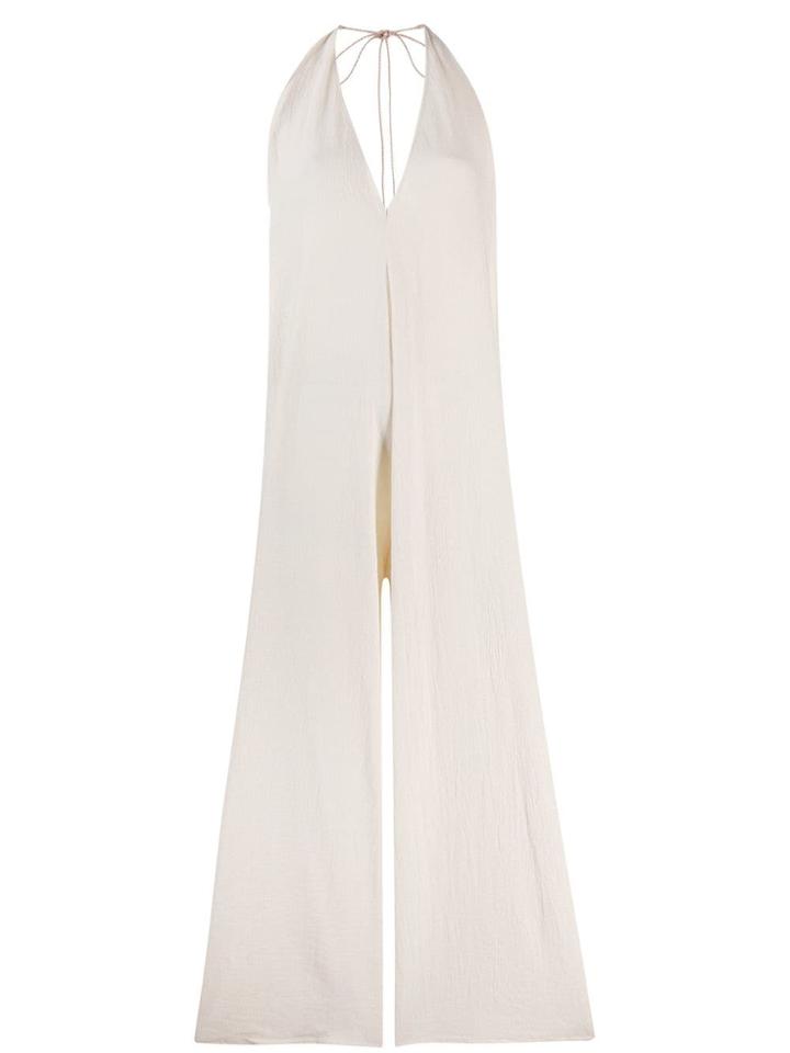 Caravana V-neck Jumpsuit - Neutrals