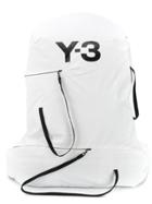 Y-3 Connected Zippers Backpack - White