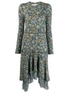 See By Chloé Floral Print Dress - Green