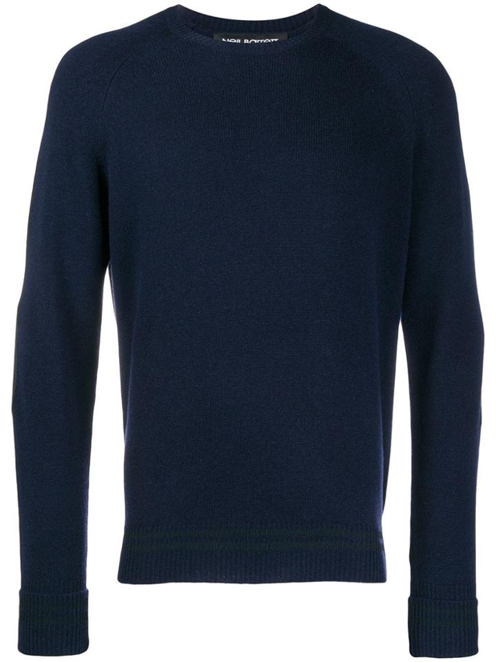 Neil Barrett Knitted Jumper - Blue