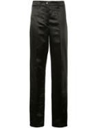 Calvin Klein 205w39nyc Tailored Satin Trouers - Black