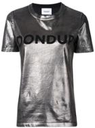 Dondup Coated Logo T-shirt - Metallic