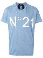 No21 - Printed T-shirt - Men - Cotton - Xl, Blue, Cotton