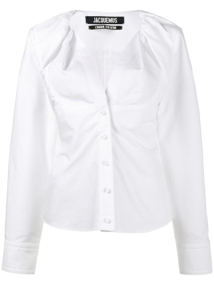 Jacquemus La Chemise Jacqueline Shirt - White