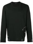 Helmut Lang Side-pocket Fitted Sweatshirt - Black