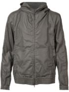 Attachment Hooded Jacket, Men's, Size: 3, Green, Cotton/tencel/linen/flax