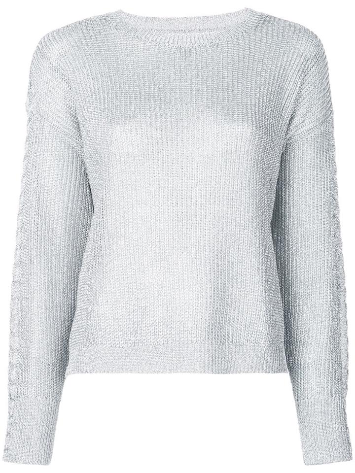 Rta Knitted Sweater - Silver