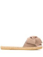 Manebi Knot Slip-on Sandals - Neutrals